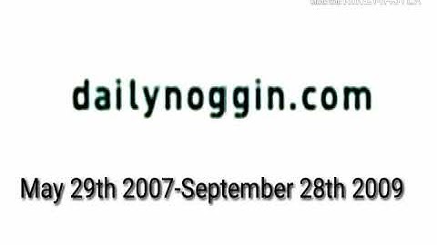 DailyNoggin.com (2007-2009) Music Video #1
