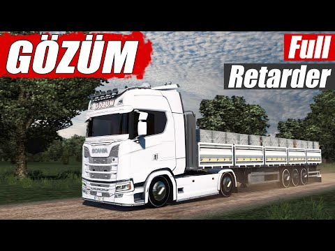 SCANIA S540 GÖZÜM // FULL RETARDER AŞAĞI İNİYORUZ | ETS2 1.46 !!