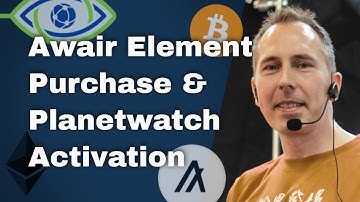 Awair Element Purchase, Setup & Activation with Planetwatch