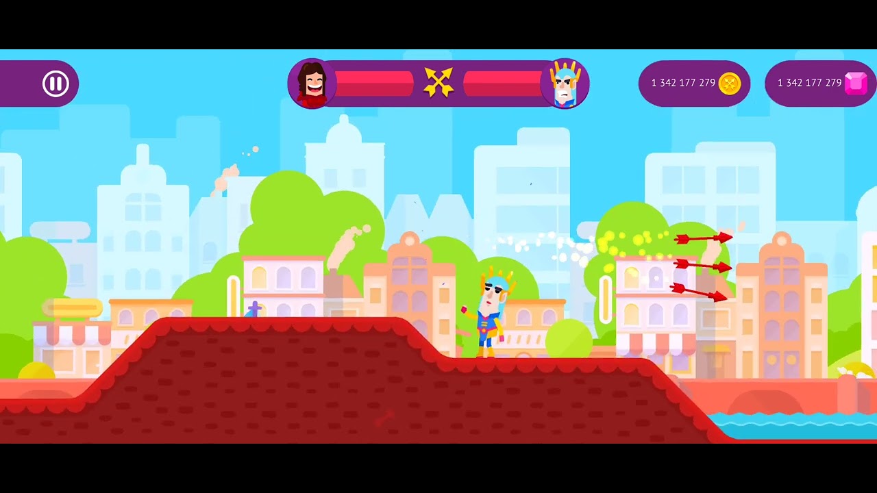 Ultimate Bowmasters Gameplay of Hunter Girl ||gamers deck || gamers deck || gamers deck