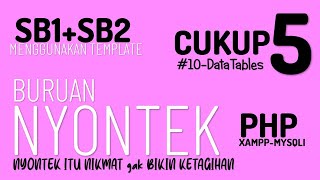 NYONTEK BURUAN | Using the SB1 and SB2 Templates | DataTables