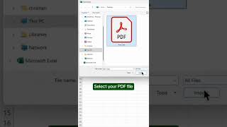 get PDF data into Excel #certificatedesign