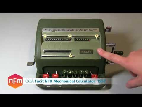 Facit NTK Mechanical Calculator: Division by zero, decimal markers