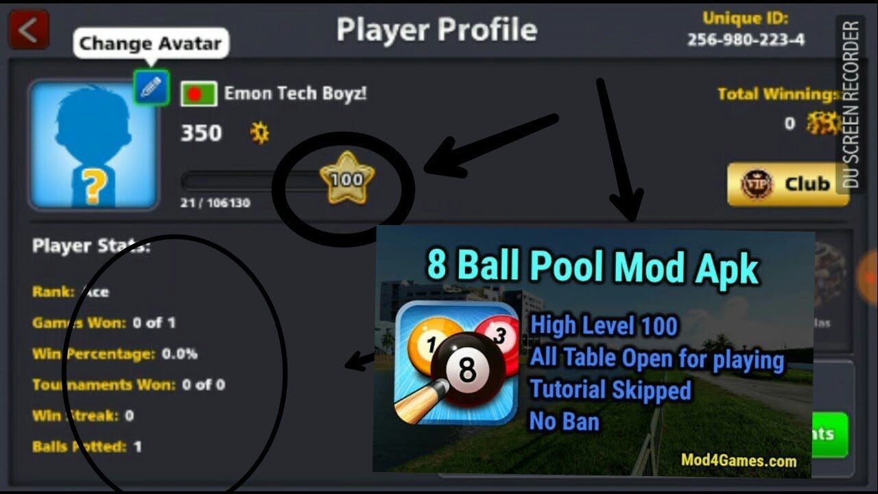 8ball pool hack leg cue 100xp (Download now)(Tech Emon) - 