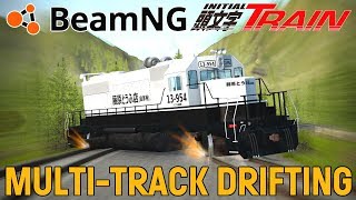 BeamNG.drive | MULTITRACK DRIFTING Trains