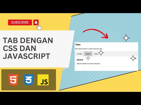 TIPS FRONTEND -  TAB DENGAN CSS DAN JAVASCRIPT