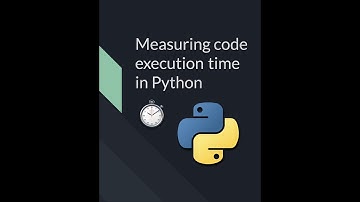 How to measure code execution time in Python