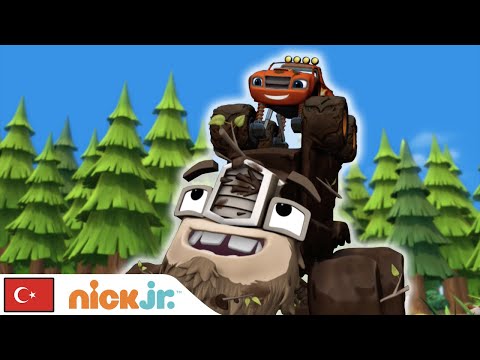 Blaze ve Yol Canavarları | Gasquatch Ormanda Kayboluyor | Nick Jr.