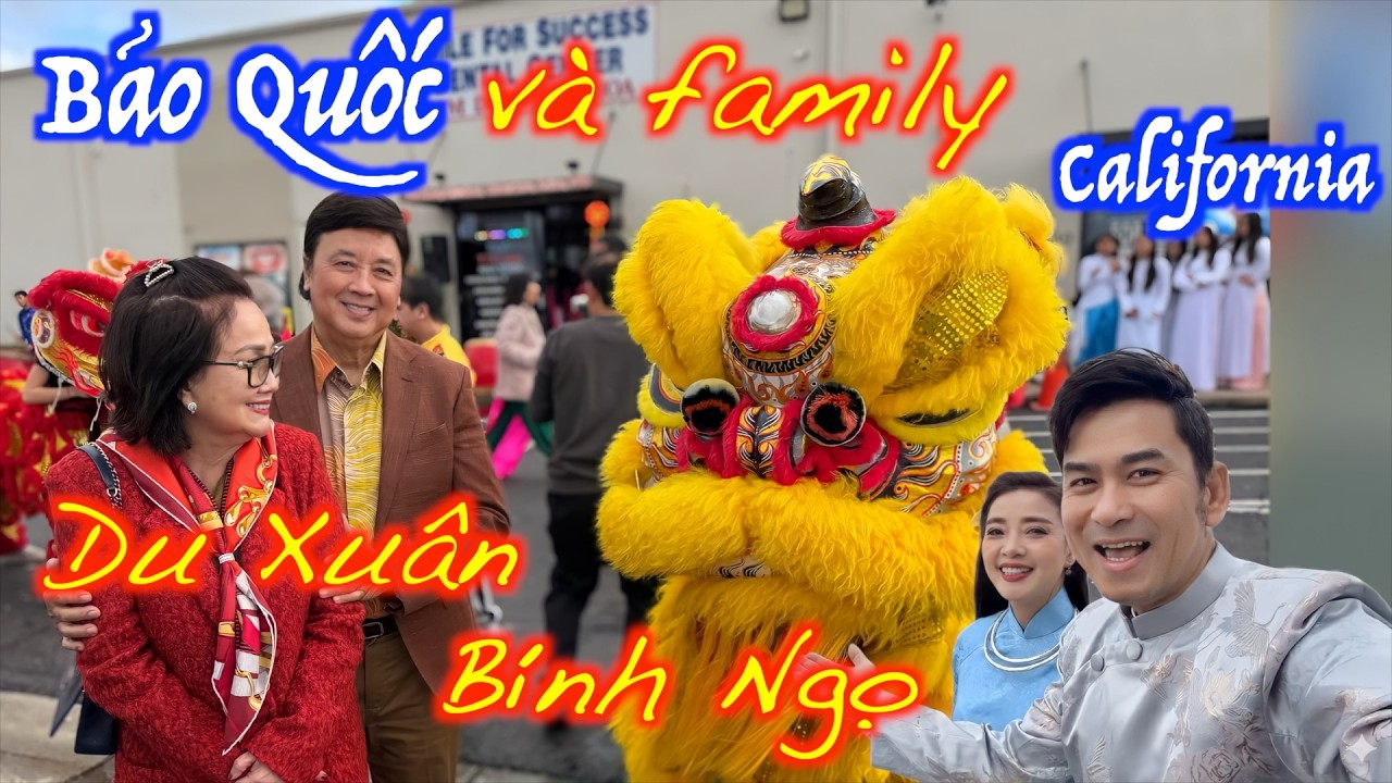 Nghệ sỹ Bảo Quốc du xuân Tết Bính Ngọ, đi chùa, đốt pháo, múa Lân, đầu năm 2026