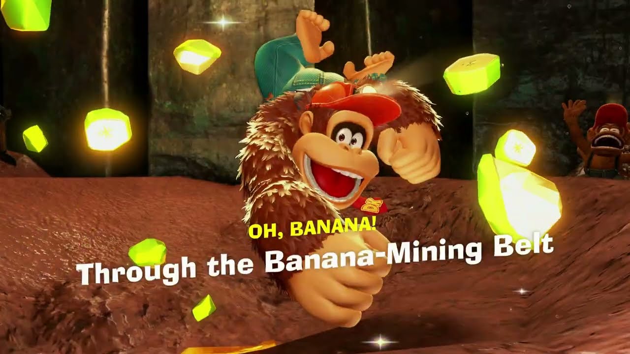 Donkey Kong Bananza - Ingot Isle 0: Explore Mining Site SL1 Tunnel