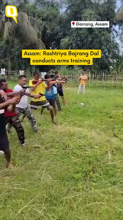 Assam | Bajrang Dal Organises Arms Training | #shorts
