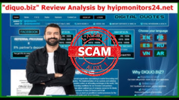 diquo.biz" Review Analysis by hyipmonitors24.net