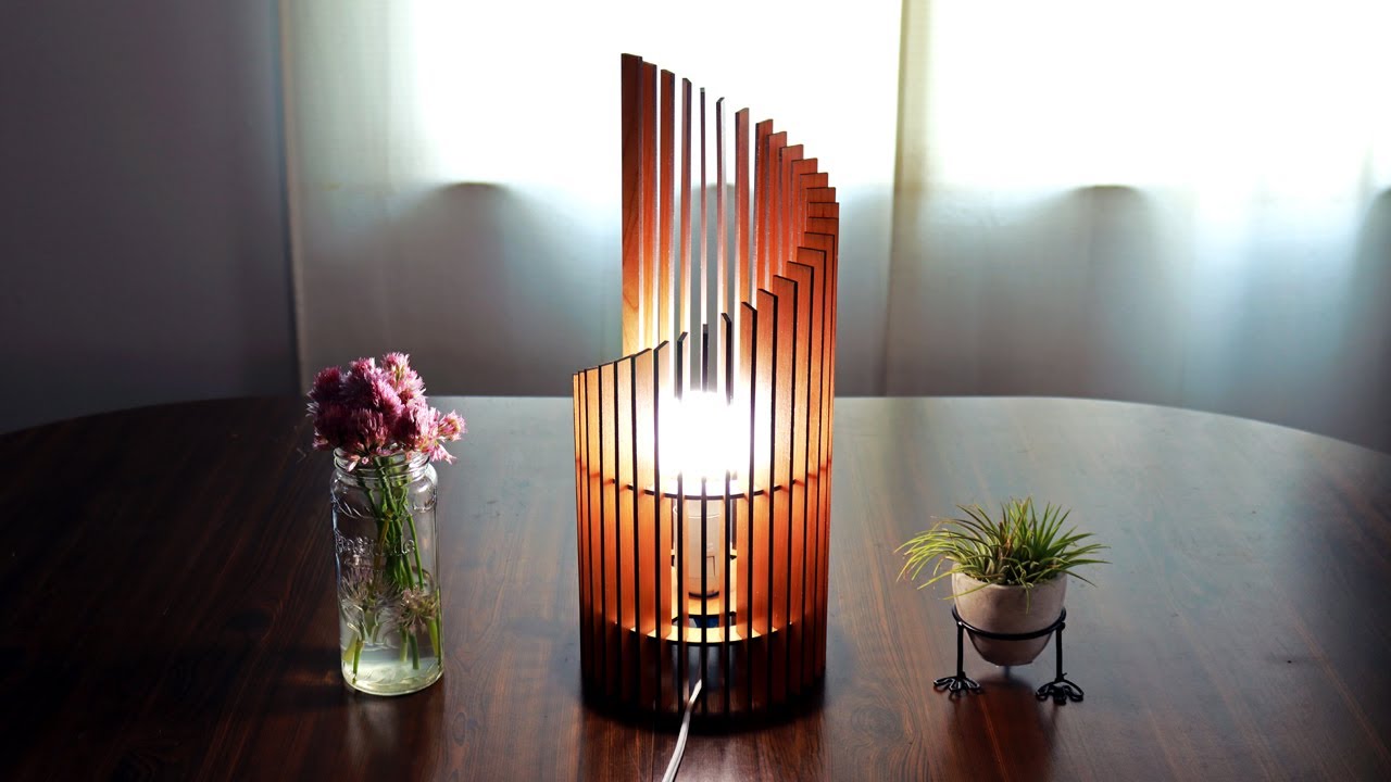 How to Make a Spiral Wood Light - YouTube