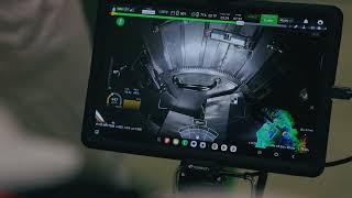 Inspecting inside a Swiss nuclear reactor building with the Elios 3 radiometric drone ☢️