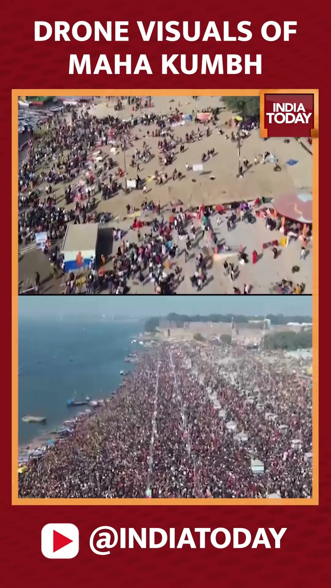 Maha Kumbh 2025: Unbelievable Drone Visuals Of Sangam Mela Kshetra Surfaces, Will Leave You Amazed
