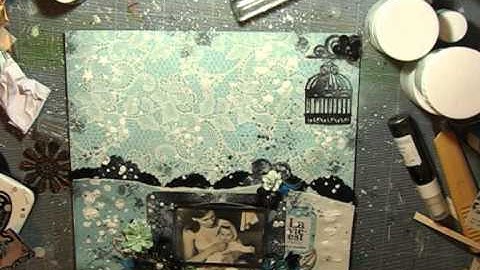 Easy mixed media layout by Ayeeda