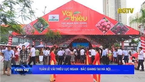 Tuần lễ vải thiều Lục Ngạn, Bắc Giang tại Hà Nội