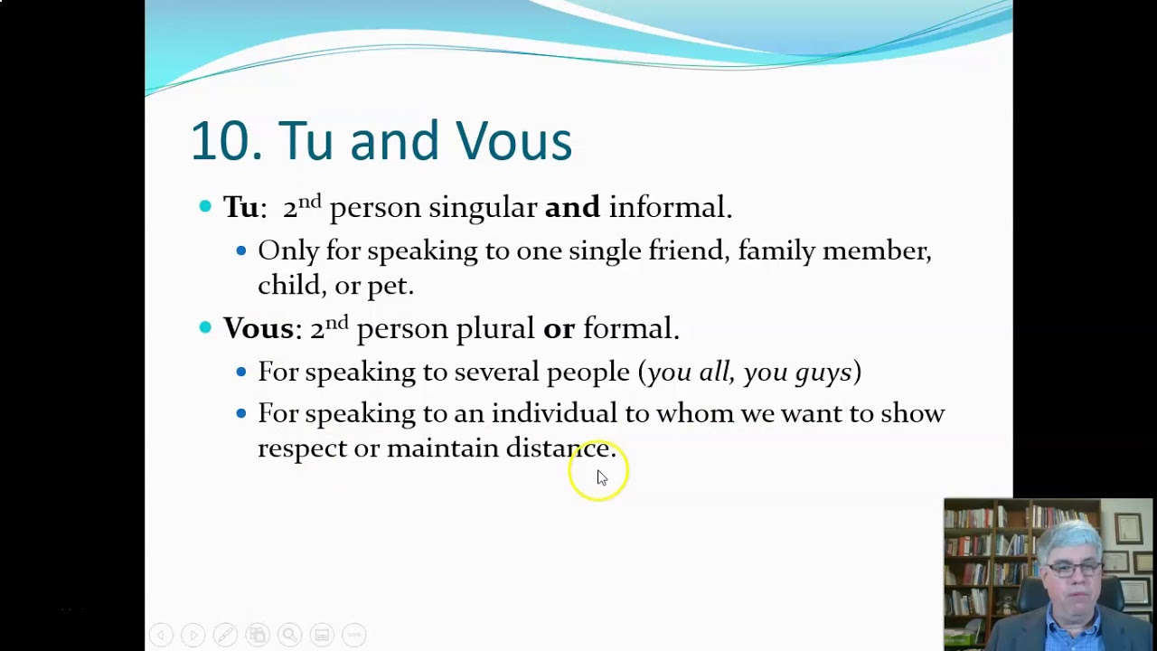 Ch 2 Part 1 French for Reading - YouTube