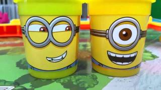 DESPICABLE ME Minions PLAY DOH CAN HEADS TOYS J Funk Playtime