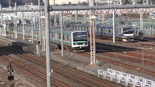 566M E501系 K704編成 高萩駅発車