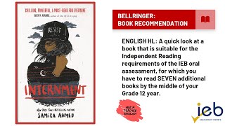 Bellringer book recommendation - 'Internment' by Samira Ahmed