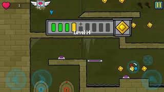 Red And Blue Stickman : Animation Parkour Level 14 Gameplay Walkthrough. screenshot 4