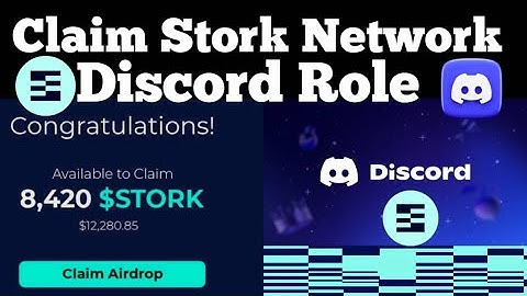 STORK NETWORK AIRDROP UPDATE: Full Guide on How To Claim Stork Network Discord Role (Ending Soon!)