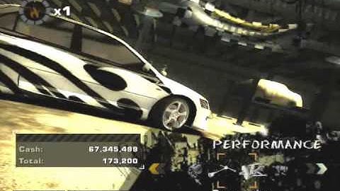 NFS Most Wanted 2005 how to build a drift car