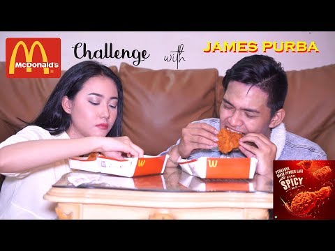MCD Chicken Spicy Challenge + Talkshow with James Purba | Diana Wardhani