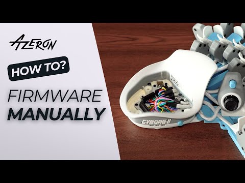 Manually install firmware on Azeron gaming keypad #azeron