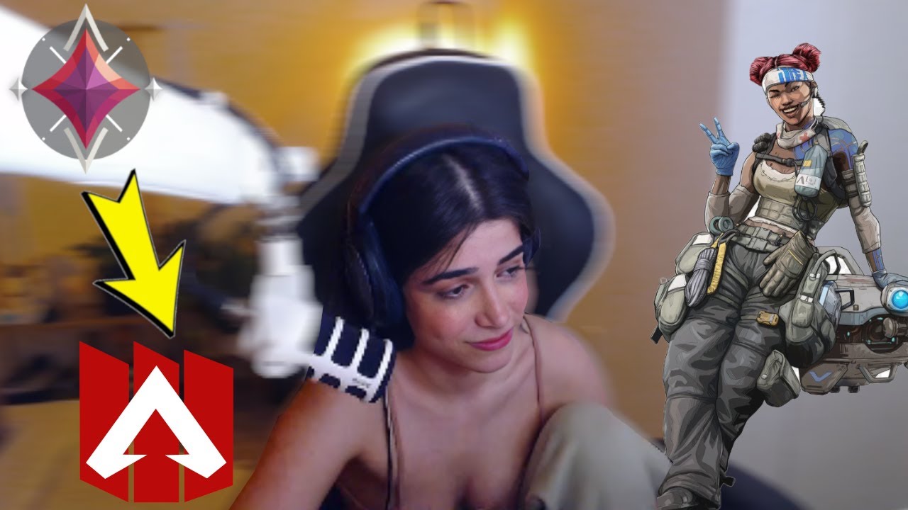 immortal valorant gamer girl tries learning APEX LEGENDS