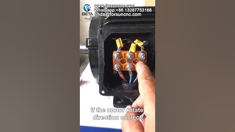 Dust Collector / Vacuum Cleaner Wiring Video — FORSUN CNC