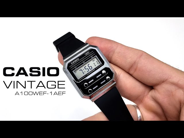 Casio Vintage A100WEF-1AEF Review - YouTube