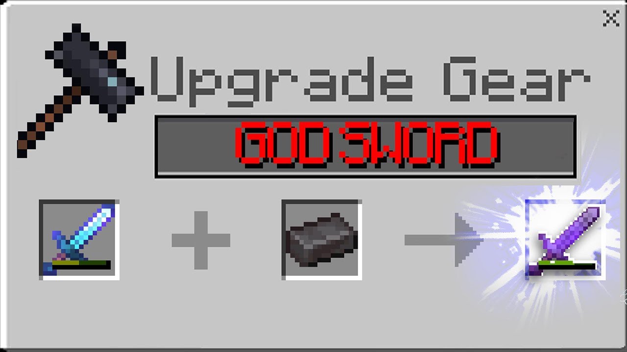 Upgrading to a ENCHANTED NETHERITE SWORD in Minecraft! (Realms SMP