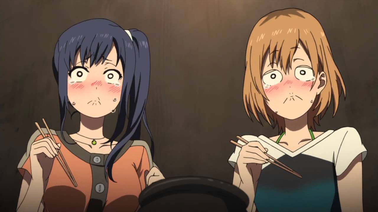 Shirobako 19話 絵麻 あおい みどりの梅干し食べた時の反応が可愛過ぎる Youtube