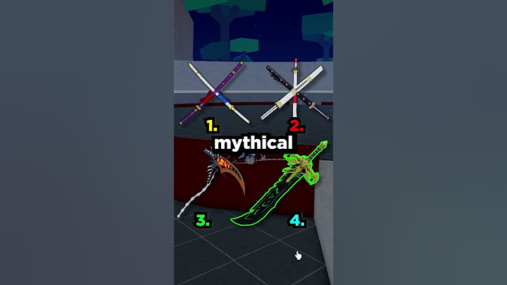 The Best Mythical Sword in Blox Fruits!