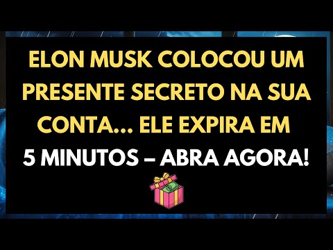 🎁 ELON MUSK ACABOU DE COLOCAR UM PRESENTE NA SUA CONTA – ABRA ANTES QUE DESAPAREÇA...