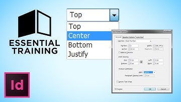 Understanding Text Frame Options, InDesign Essential Training
