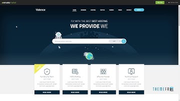 Valence - Website Hosting Company WordPress Theme + WHMCS