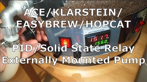 magicalpancake Mod: PID Install, Externally Mounted Pump, and New Recirc Valve