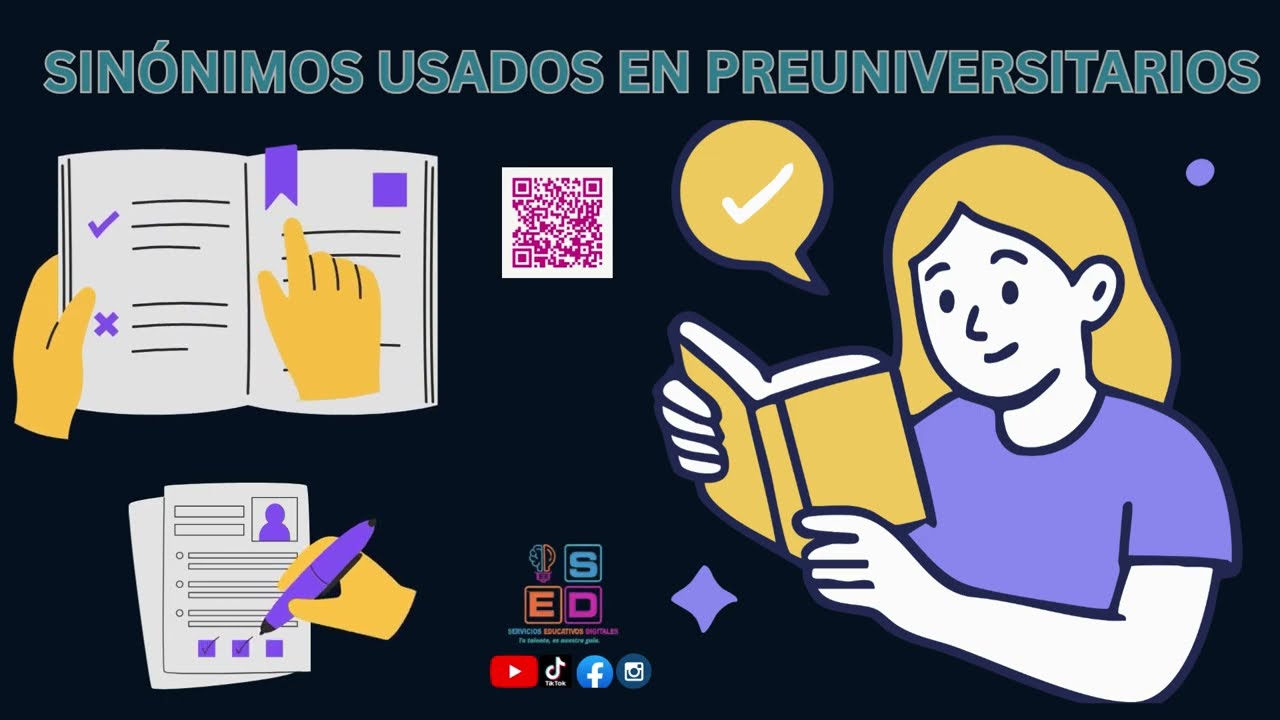 SINÓNIMOS EN EXÁMENES PREUNIVERSITARIOS