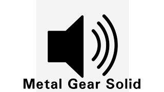 Metal Gear Solid Sound Effect (Alert)