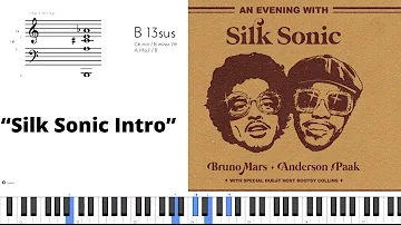 Silk Sonic (Intro) - Bruno Mars, Anderson .Paak, Silk Sonic (Piano Chords/Cover)