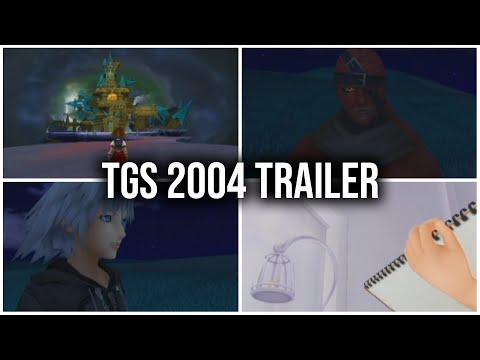 KINGDOM HEARTS Chain of Memories - TGS 2004 Trailer [4K Remastered]