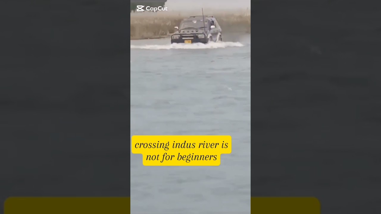 Crossing indus river is too tough and not for beginners 