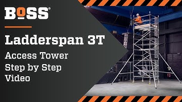 Setting up a BoSS Ladderspan 3T Mobile Access Tower