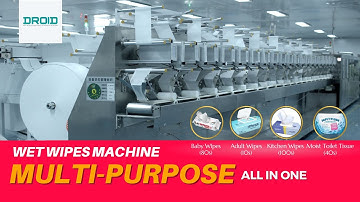 [ All In One ] Multi-Purpose Wet Wipes Machine_for Baby Wipes,Disinfectant Wipes and all_DROID(2024)