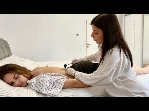 ASMR Real Person Head To Toe Assessment | Full Body Medical Exam ( Face, Abdomen, Back) Soft Spoken