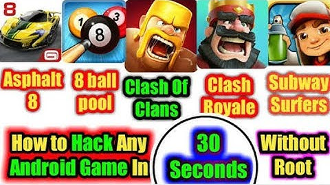 How to hack every game on android (coc also ) no root