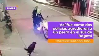 Policías que maltrataron a un perro fueron separados de sus cargos | Maltrato animal